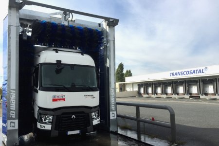 Portique lavage camion poids lourd transport transcosatal