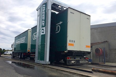 Portique lavage poids lourd camion transports vignaud