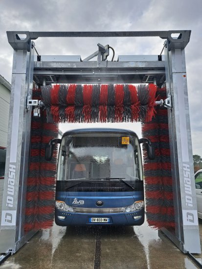 station de lavage pour bus et autocars