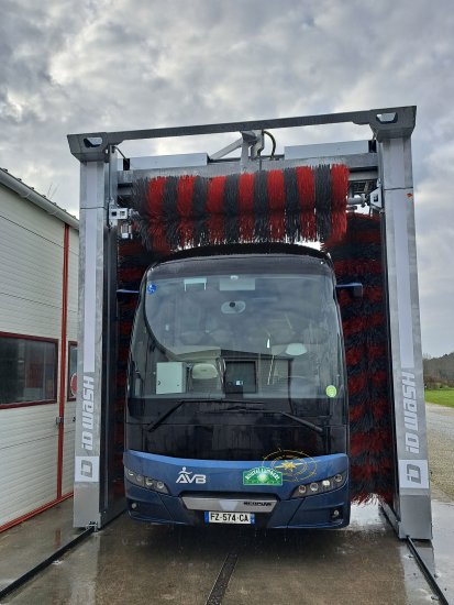 Tunnel de lavage autocars et bus