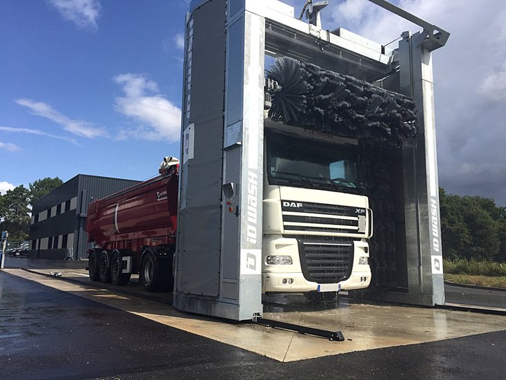 Lavage camion station nettoyage poids lourd transports de l'arz