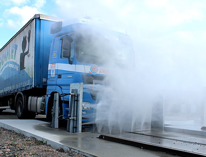 Lavage poids lourds camion nettoyage poids lourds transports piejac maingret