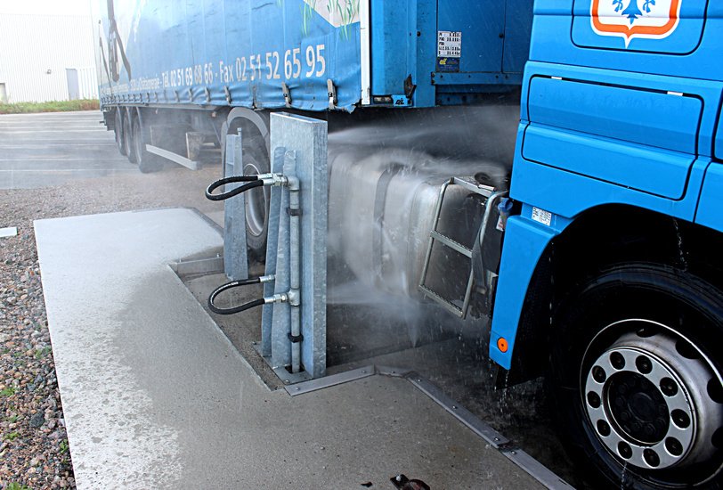 Nettoyage camion lavage poids lourd transports piejac maingret