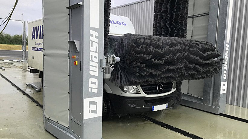 portique de lavage utilitaire poids lourds camion