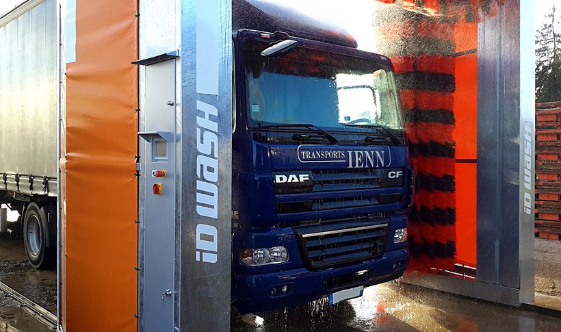 Portique lavage camion nettoyage poids lourd transports ienn