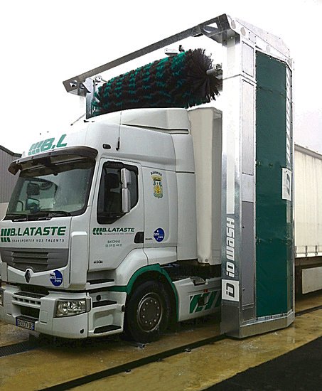 Portique lavage poids lourd camion transports lataste