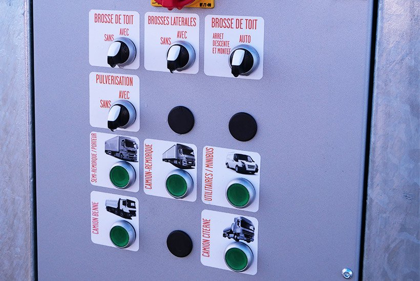 Portique lavage ID3 - pupitre de commande