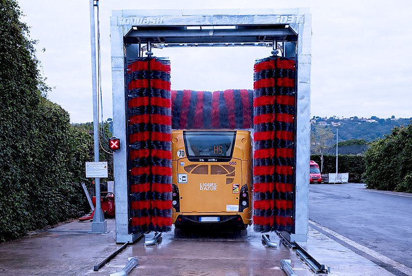 Portique tunnel ID3T ID Wash - véhicule arrière