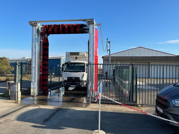 transport arnaud portique de lavage camion