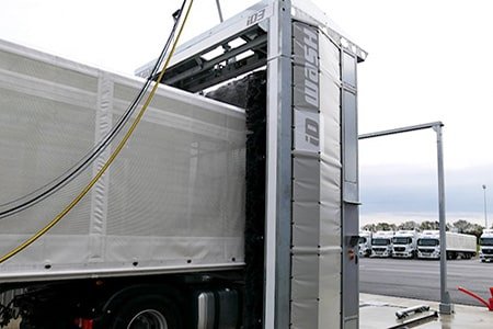 Lavage camion et poids lourd avec un portique de lavage poids lourds ID3