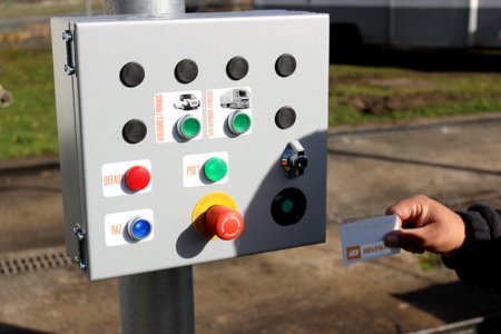 Contrôle d'accès RFID station de lavage poids-lourds