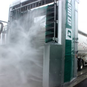 Portique lavage desinfection poids lourd filière agroalimentaire