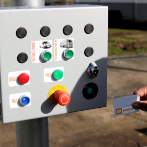 Contrôle d'accès RFID station de lavage poids-lourds